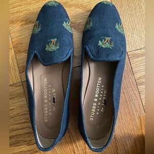 Stubbs & Wootton for J. Crew smoking shoe, size 9